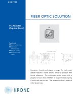 Tài liệu Datasheet - FO - Adaptor- FC (SF) pdf