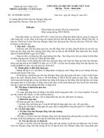 Bài giảng HD tổ chức giao lưu Olympic Tiếng Anh tiểu học 2010-2011