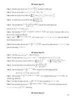 Tài liệu Đề ôn tập giải tích pdf