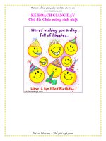 Tài liệu Chủ đề - Mừng Sinh nhật docx