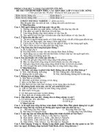 Gián án đề thi tiểu học chọn hsg