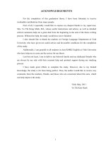 A study on ambiguity caused by ellipsis and substitution in english = nghiên cứu về sự mập mờ về nghĩa gây ra do phép tỉnh lược và phép thay thế trong tiếng anh luận văn tốt nghiệp đại học 