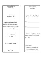 Nghiên cứu tương quan giữa thành phần và sự phân bố của giun đất với chất lượng đất và phương thức canh tác ở một số vùng sản xuất rau của thành phố hội an, tỉnh quảng nam 