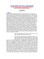 Tài liệu Các đập nước và hồ chứa ở thượng nguồn ppt