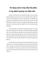 Tài liệu Sử dụng màu trong tiếp thị phim và áp phích quảng cáo điện ảnh pptx