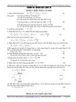 Tài liệu Phân loại và phương pháp giải nhanh vật lý_Chương VII: Quang học lượng tử pdf