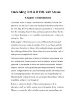 Tài liệu Embedding Perl in HTML with Mason Chapter 1: Introduction pdf