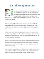 Tài liệu Ưu Thế Nhờ Sự Thân Thiết doc