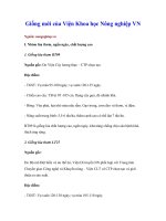 Tài liệu Giống mới của Viện Khoa học Nông nghiệp VN docx