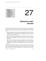 Tài liệu Chapter-27-Electronic mail -servers pptx