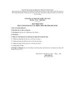 Tài liệu Mẫu bản nhận xét báo cáo đánh giá tác động môi trường bổ sung ppt