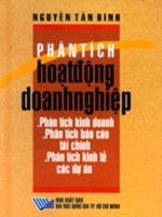 phân tích hoạt động doanh nghiệp