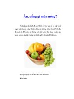 Tài liệu Ăn, uống gì mùa nóng? docx