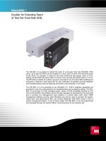 Tài liệu Doubler for Extending Reach of Two-Pair Fixed Rate HDSL docx