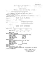 Tài liệu Tờ khai đăng ký thuế TNCN pdf