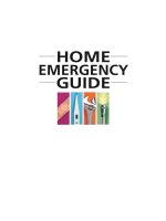Tài liệu HOME EMERGENCY GUIDE docx