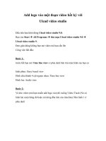 Tài liệu Add logo với Ulead video studio pptx