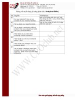 Tài liệu Phân tích ( Analytical Skills ) pptx