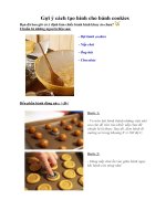 Tài liệu Gợi ý cách tạo hình cho bánh cookies pptx