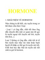 Tài liệu hormon docx