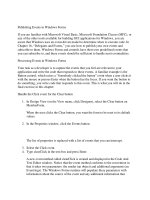 Tài liệu Publishing Events in Windows Forms doc