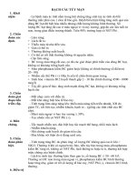 Tài liệu BẠCH CẦU TỦY MẠN doc