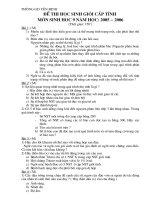 Bài giảng HSG năm 2005-2006