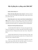 Tài liệu Một số giống lúa vụ đông xuân 2006-2007 pptx