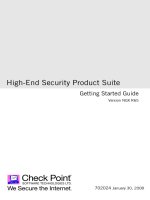 Tài liệu High-End Security Product Suite Getting Started Guide Version NGX R65 docx