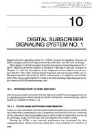 Tài liệu Tín hiệu trong các mạng viễn thông P10 doc