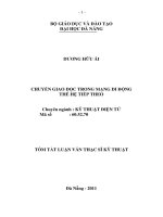 Chuyển giao dọc trong mạng di động thế hệ tiếp theo 