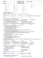 Tài liệu Hóa 8 – HKII – lần 1