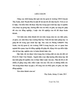 Một số giải pháp nâng cao chất lượng đội ngũ cán bộ quản lý các trường trung học cơ sở huyện thọ xuân, tỉnh thanh háo luận văn thạc sĩ khoa học giáo dục 