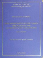 Triển khai hệ thống thi trắc nghiệm trên mạng máy tính tại trường đại học ngoại thương 