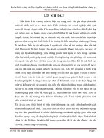 Hoàn thiện công tác lâp và phân tích báo cáo kết quả hoạt đông kinh doanh tại công ty TNHH TM đông á 