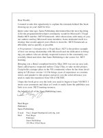 Tài liệu A Programmer''''s Introduction To Visual Basic .NET doc