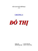 Tài liệu Bài tập Toán rời rạc : Đồ thị docx