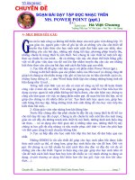 Tài liệu Chuyên đề: Soạn bài TẬP ĐỌC NHẠC trên ppt.