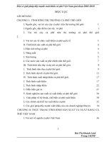 Thực trạng tình hình sản xuất và xuất khẩu cà phê việt nam trong thời gian qua  