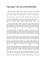 Bài giảng Một người Việt Nam cả đời kiểm điểm