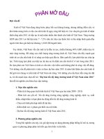 Đề tài dự báo tốc độ tăng trưởng kinh tế việt nam năm 2011 