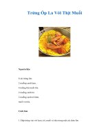 Tài liệu Trứng Ốp La Với Thịt Muối doc