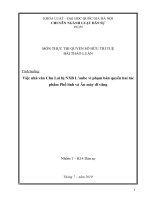 Việc nhà văn chu lai bị NXB l’aube vi phạm bản quyền hai tác phẩm phố lính và ăn mày dĩ vãng 