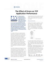 Tài liệu KRONE - the effect of Errors in TCP applications performance (full) pdf