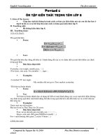 Bài giảng Tiếng Anh 9 trọn bộ 3 cột