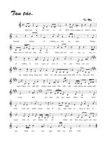 Tài liệu Bài hát tan tác - Tu My (lời bài hát có nốt) doc