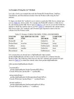 Tài liệu An Example of Using the Get* Methods phần 1 pdf