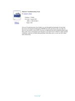 Tài liệu Network Troubleshooting Tools pptx