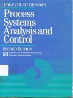 Tài liệu Process Systems Analysis And Control P1 docx