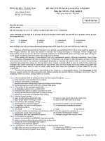 Tài liệu Đề thi CĐ môn Tiếng Anh khối D 2007 M936 ppt